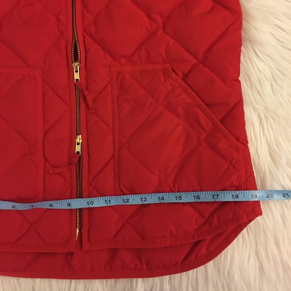 J. Crew | red | excursion | puff vest - Picture 8 of 12